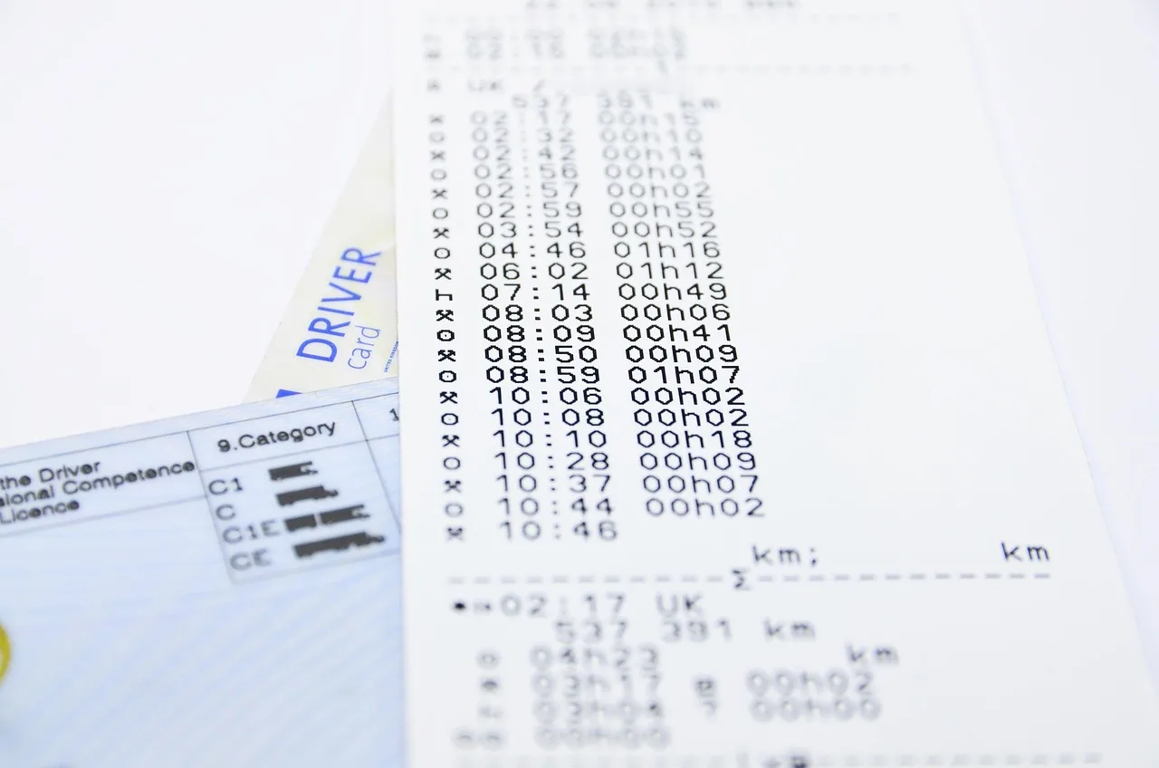 digital print, truck driver, kilometers, printed, driving record, driver's rest, tacho, tachograph, driving time, working time, driving time printout, driver card, driver's certificate, truck driver, truck driver, truck driver, tachograph, tachograph, tachograph, tachograph, tachograph. The supply chain behind a garden tour: drivers, growers, venues and guides