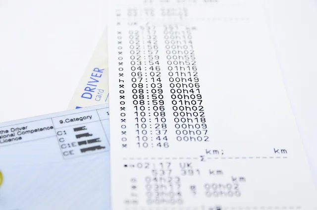 digital print, truck driver, kilometers, printed, driving record, driver's rest, tacho, tachograph, driving time, working time, driving time printout, driver card, driver's certificate, truck driver, truck driver, truck driver, tachograph, tachograph, tachograph, tachograph, tachograph. The supply chain behind a garden tour: drivers, growers, venues and guides