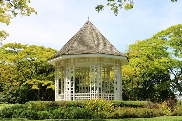 garden, bandstand, green, construction, green and construction, city, nature, singapore, botanical garden, tourism, tourist destination, singapore, singapore, singapore, singapore,