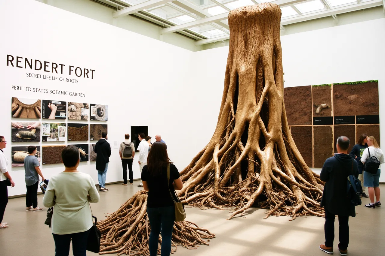 Sculptural roots and soil profile photography at the Secret Life of Roots exhibit (6 honest notes on garden travel memberships)