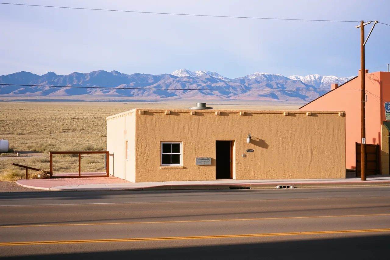 Refuge visitor center building on a town street in Alamosa, Colorado (Why the nearest hotel to a garden is rarely the best base for the trip)